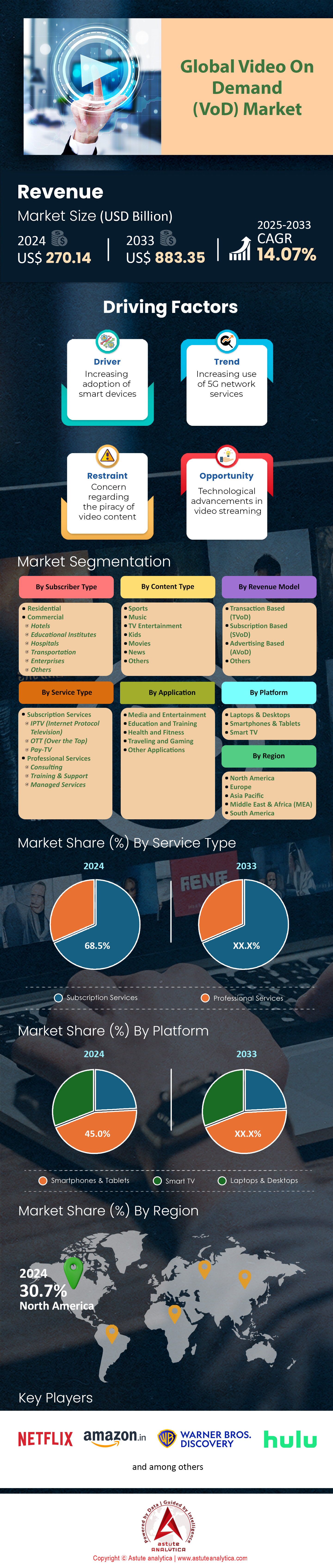 ビデオオンデマンド市場